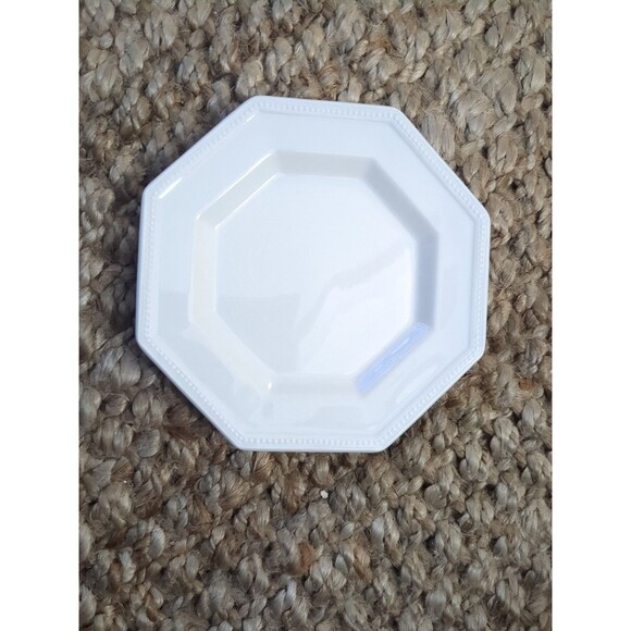 6 Heritage White Bread & Butter Plates, Johnson Bros England, Octagonal EUC!! - Picture 7 of 10